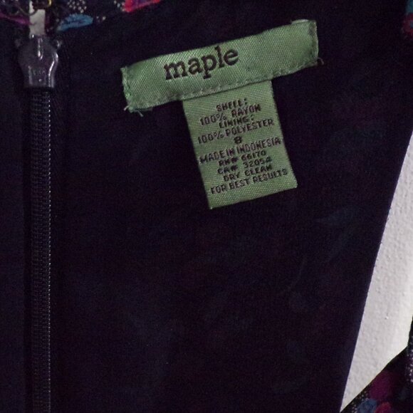 Anthropologie Maple "shirt the issue" Midi dress Size 8 GUC - Picture 6 of 12